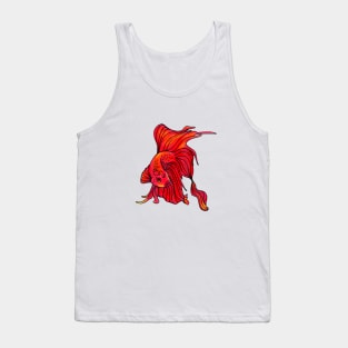 Orange Betta Fish Tank Top